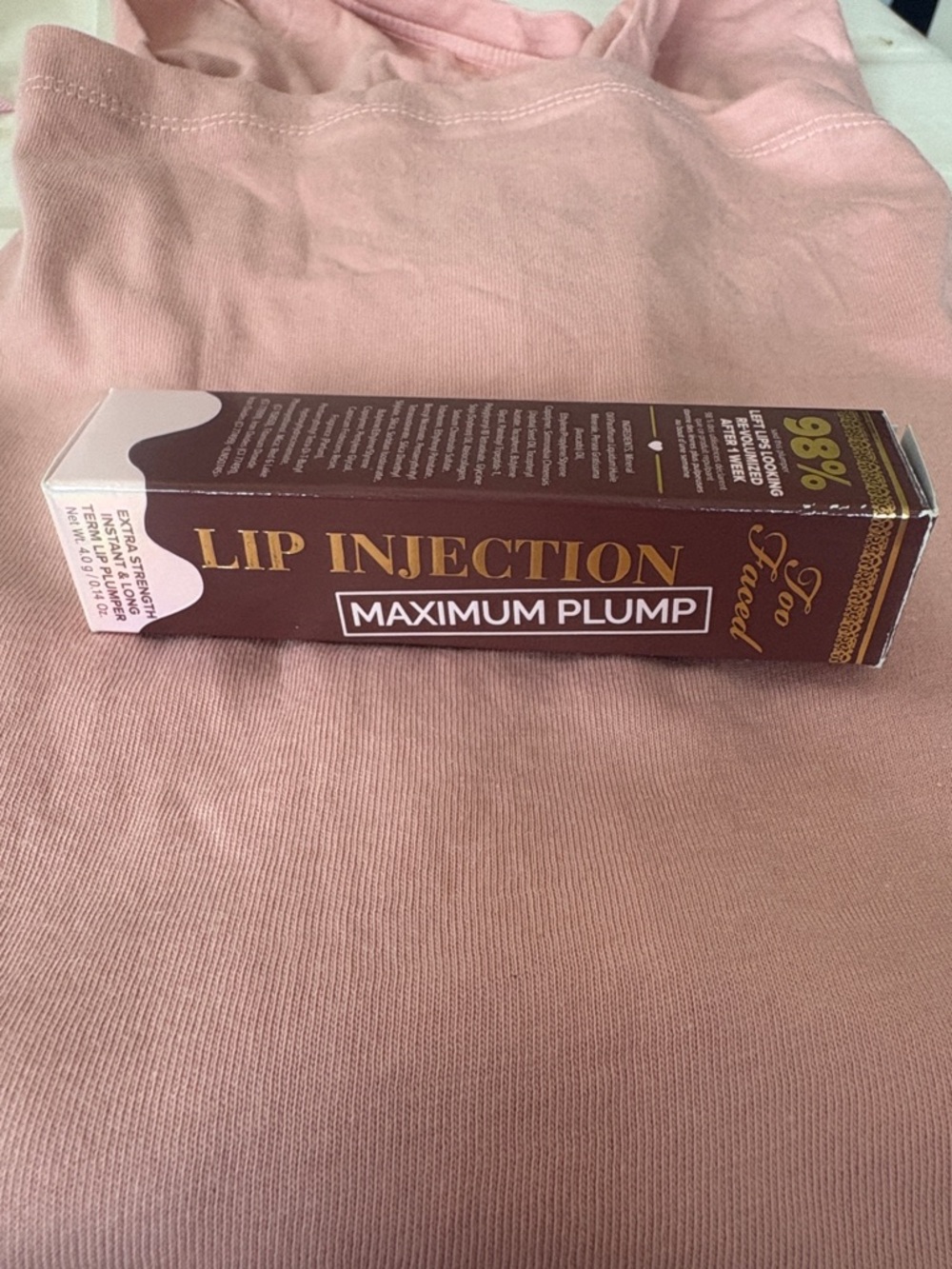 Too Faced Lip Injection Maximum Plump - Brown and Gold Packaging